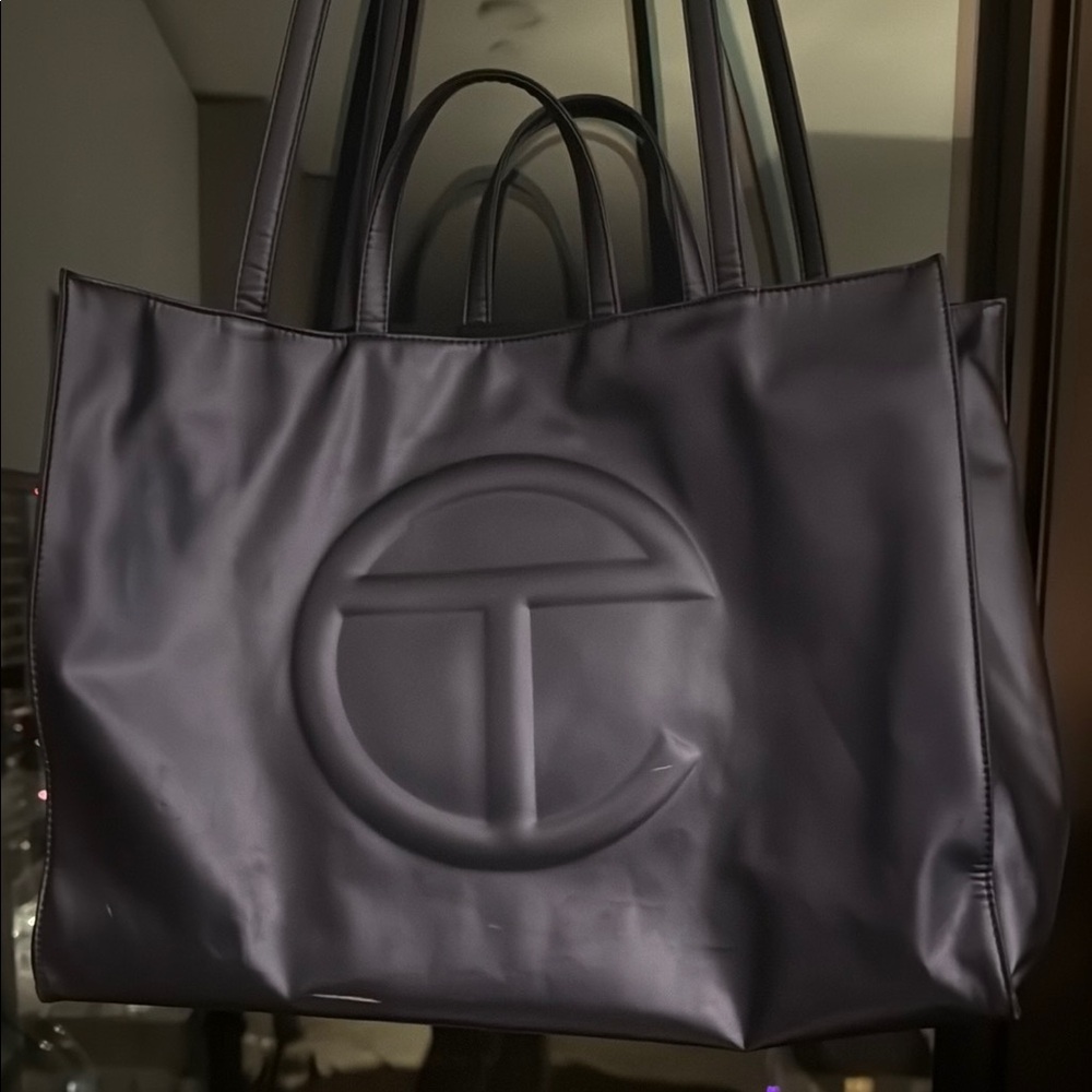 Telfar Black Shopping Bag